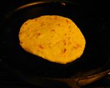 A picture of step 6 of Cheesy Multi Layered Flat bread.