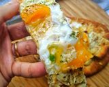 A picture of step 4 of Baked Naan With Cheese, Egg & Chilli.