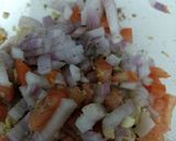 A picture of step 2 of Masala omelette.