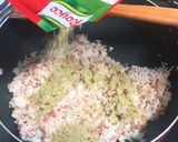 Foto langkah ke 4 dari resep Nasgor Korned Cabe Ijo.
