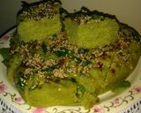 A picture of step 7 of Hariyali Suji Dhokla.