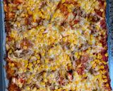 Hình bước làm 1 của món Pizza hải sản tốc hành 🧀🍕
