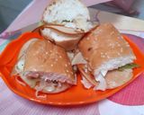 A picture of step 2 of Chicken fillet Sandwich.