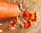 Hình bước làm 3 của món Gỏi Đu Đủ Xanh Ba Khía Thái Lan (Somtam)