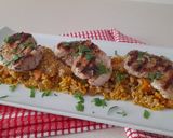 Foto del paso 4 de la receta: Solomillo sobre cuscús con verduras