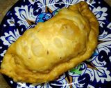 A picture of step 3 of Half Moon Samosa.