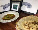 A picture of step 6 of Simple chapati.