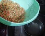 A picture of step 2 of Dal dhokli.