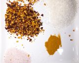 A picture of step 1 of Fried rice with chicken jalfrezi.