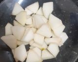 A picture of step 2 of Babugosha ---- An Indian Pear.