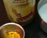 A picture of step 1 of Indrani Cup /Kesariya Fruit Rabri.