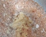 A picture of step 2 of Green coriander & potato curry.