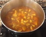 Foto del paso 9 de la receta Patatas estofadas con lentejas al curry
