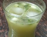 A picture of step 4 of Raw mango and mint cooler.
