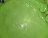 Foto langkah ke 3 dari resep Bolu Kukus "Semacha" (Semangka Isi Cream Matcha).
