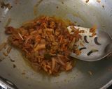 A picture of step 2 of Leftover Rotties Cabbage Roll.