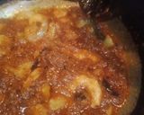 A picture of step 3 of Prawn karahi.