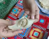 A picture of step 2 of Chicken Wonton.