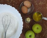 A picture of step 3 of Atta apple breakfast cake.