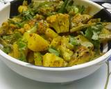Phulkopir Data Chorchori/ Cauliflower Stalk Curry recipe step 3 photo