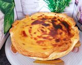 Une image de l'étape 4 de Tarte au flan rhum raisins.