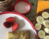 Foto langkah ke 3 dari resep Crepes Banana Berry.