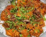 A picture of step 7 of Chicken Dum Biryani.