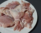 Foto del paso 1 de la receta: Pollo en salsa de almendras