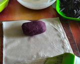 Foto langkah ke 4 dari resep Lumpia Ubi Ungu lumer.