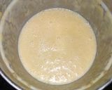 A picture of step 2 of Chikoo drink.