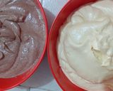Foto langkah ke 5 dari resep Classic Marble Cake (non keto).