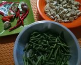 Foto langkah ke 3 dari resep Tumis Tempe kacang Panjang pedas manis.