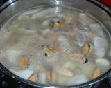 Foto del paso 4 de la receta Gazpachuelo malagueño con merluza