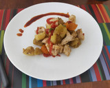 Foto del paso 5 de la receta: Pollo salteado con verduras