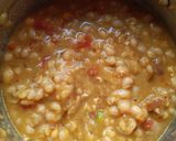 A picture of step 4 of Ragda patties.
