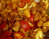 मसालेदार आलू-गोभी (masaledar aloo gobhi recipe in Hindi) रेसिपी चरण 5 फोटो