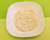 A picture of step 1 of Easy Salmon Gravlax.