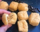 A picture of step 2 of Fried stuffed tofu (Vegetarian).