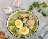Foto langkah ke 5 dari resep Sup Ayam Jahe Labu Siam.