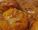 A picture of step 6 of Kashmiri dum aloo- A delicacy from further north.