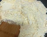 A picture of step 1 of Besan ladoo.
