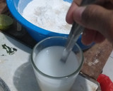 Foto langkah ke 2 dari resep Mochi isi wafer tanpa tepung ketan.
