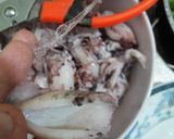 Hình bước làm 1 của món Mực sốt cà chua