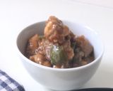 A picture of step 2 of Schezwan Chicken Noodles.