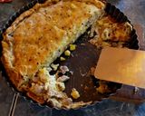 Foto del paso 8 de la receta: Quiche de Pavo, Choclo y Queso Azul