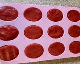 A picture of step 1 of Rose barfi pops.