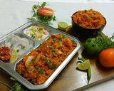 A picture of step 8 of Tawa pulav.
