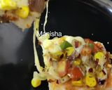A picture of step 7 of Squizza (Square Bread Pizza).