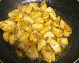 Foto del paso 2 de la receta: Espaguetis de calabacín con pollo al curry