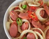 Sauted Sliced Sausages with Anchovies recipe step 3 photo